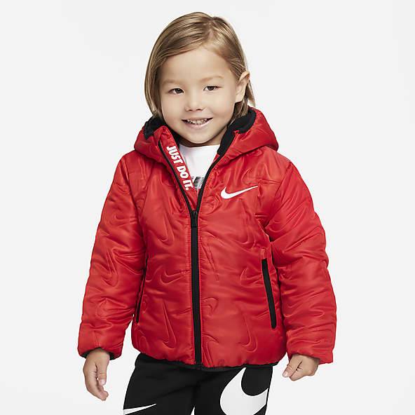 Boys red nike jacket store